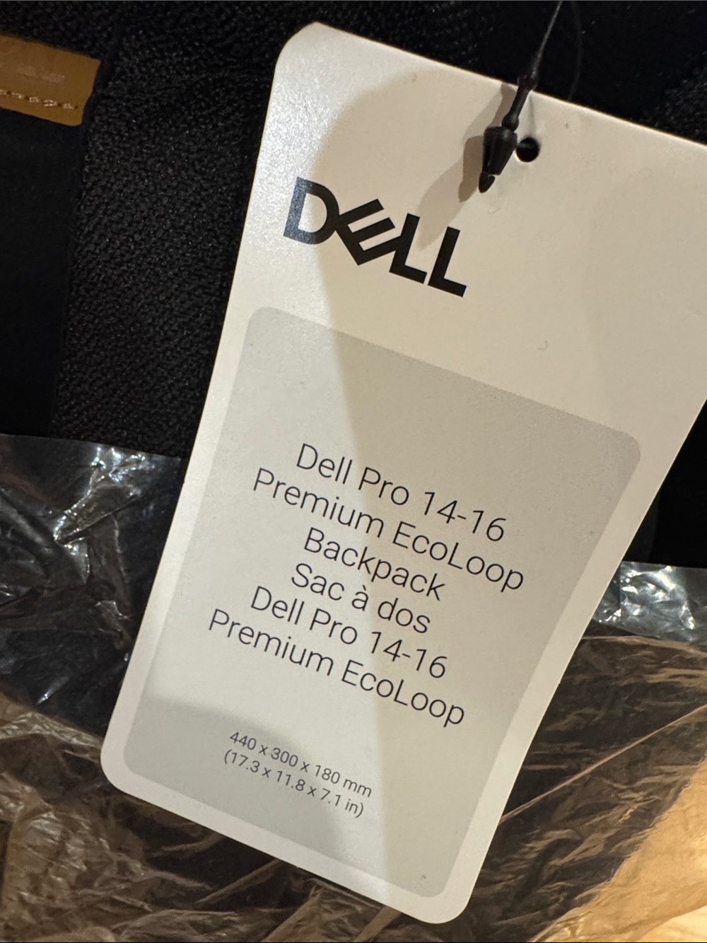 Dell Pro premier EcoLoop backpack 14-16 laptop